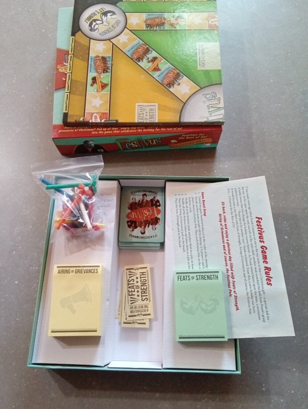 Happy Festivus Board Game And Card Bundle. - Picture 2 of 3